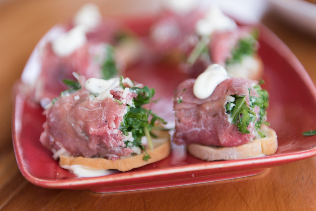 Best. Carpaccio. Ever. at Koraal Rooftop Terrace Restaurant and Bar